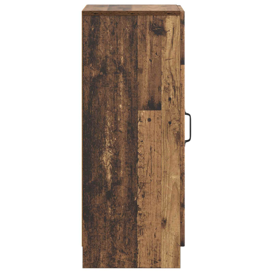 Dressoir Oud hout 33 x 34,5 x 87 cm Bewerkt hout