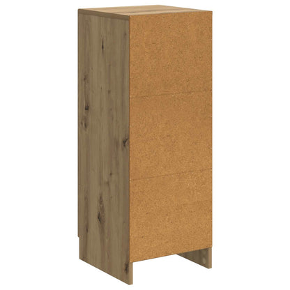Dressoir Artisanaal eiken 33 x 34,5 x 87 cm Bewerkt hout