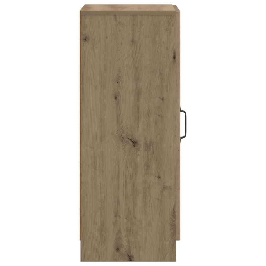 Dressoir Artisanaal eiken 33 x 34,5 x 87 cm Bewerkt hout