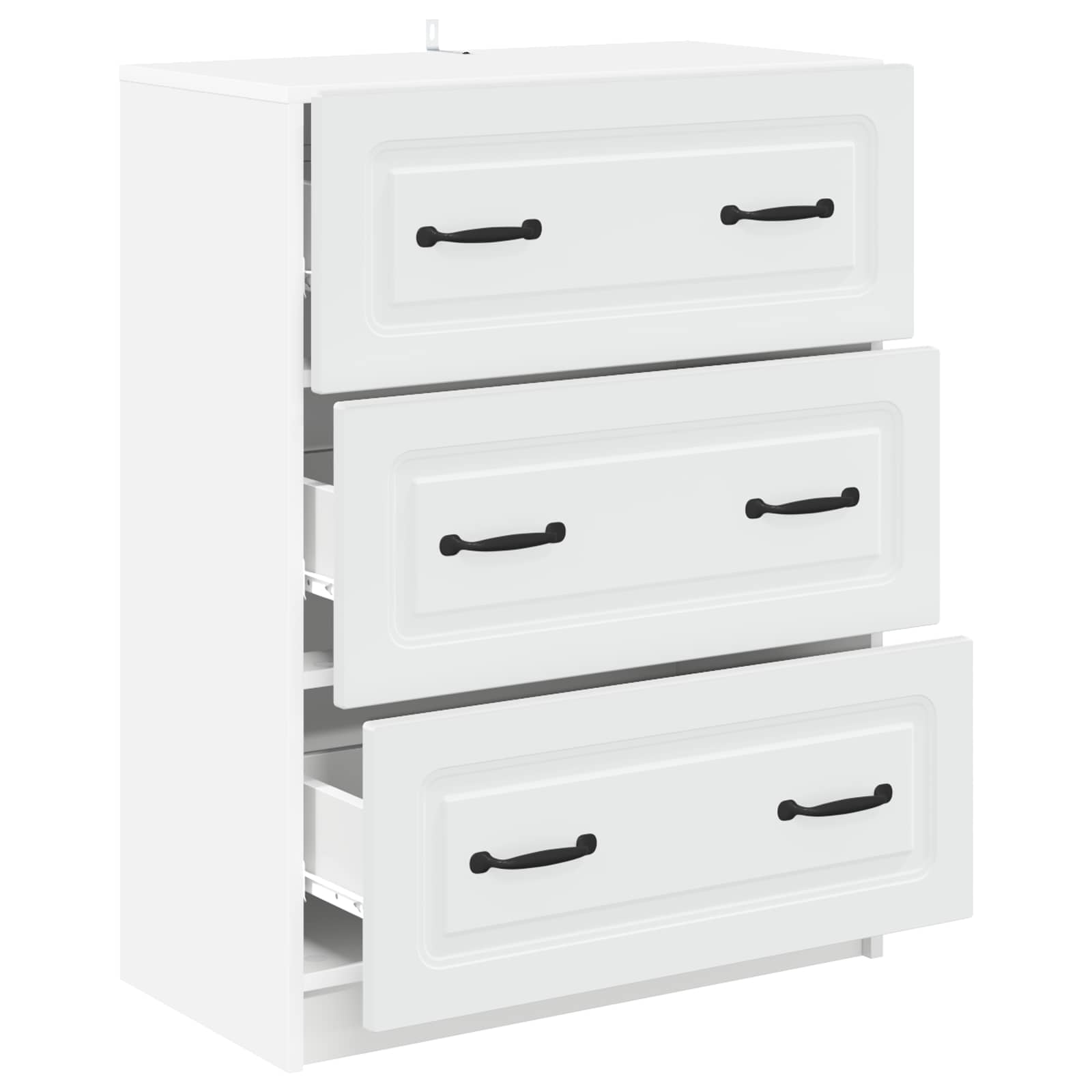 Ladenkast Wit 66 x 34,5 x 87 cm Bewerkt hout