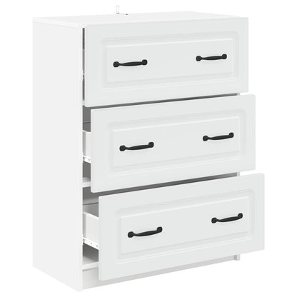 Ladenkast Wit 66 x 34,5 x 87 cm Bewerkt hout