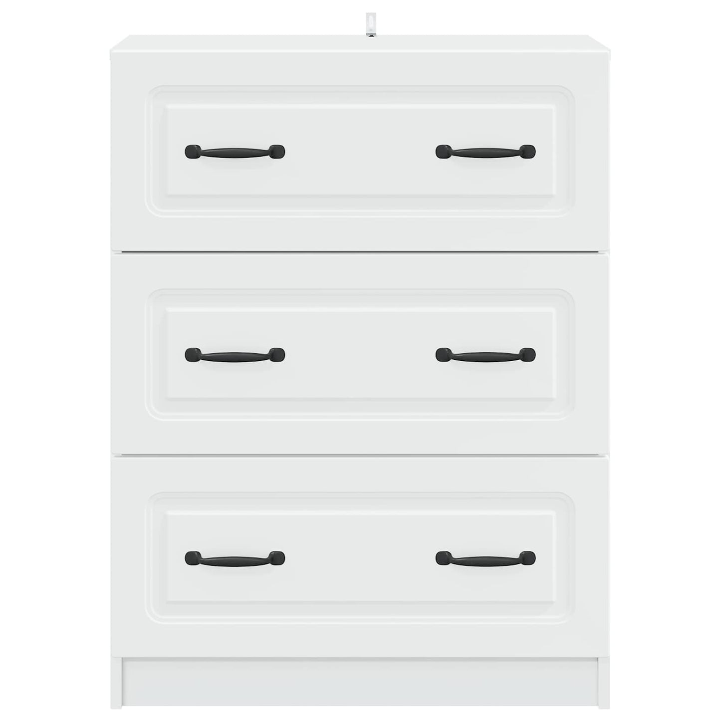 Ladenkast Wit 66 x 34,5 x 87 cm Bewerkt hout