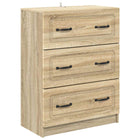 Chest of Drawers Sonoma Oak 66 x 34.5 x 87 cm Engineered Wood