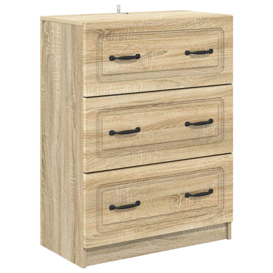 Ladenkast Sonoma Eiken 66 x 34,5 x 87 cm Bewerkt hout