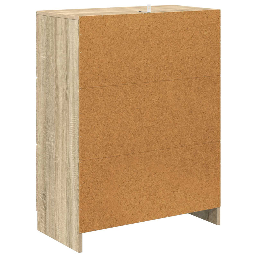 Ladenkast Sonoma Eiken 66 x 34,5 x 87 cm Bewerkt hout