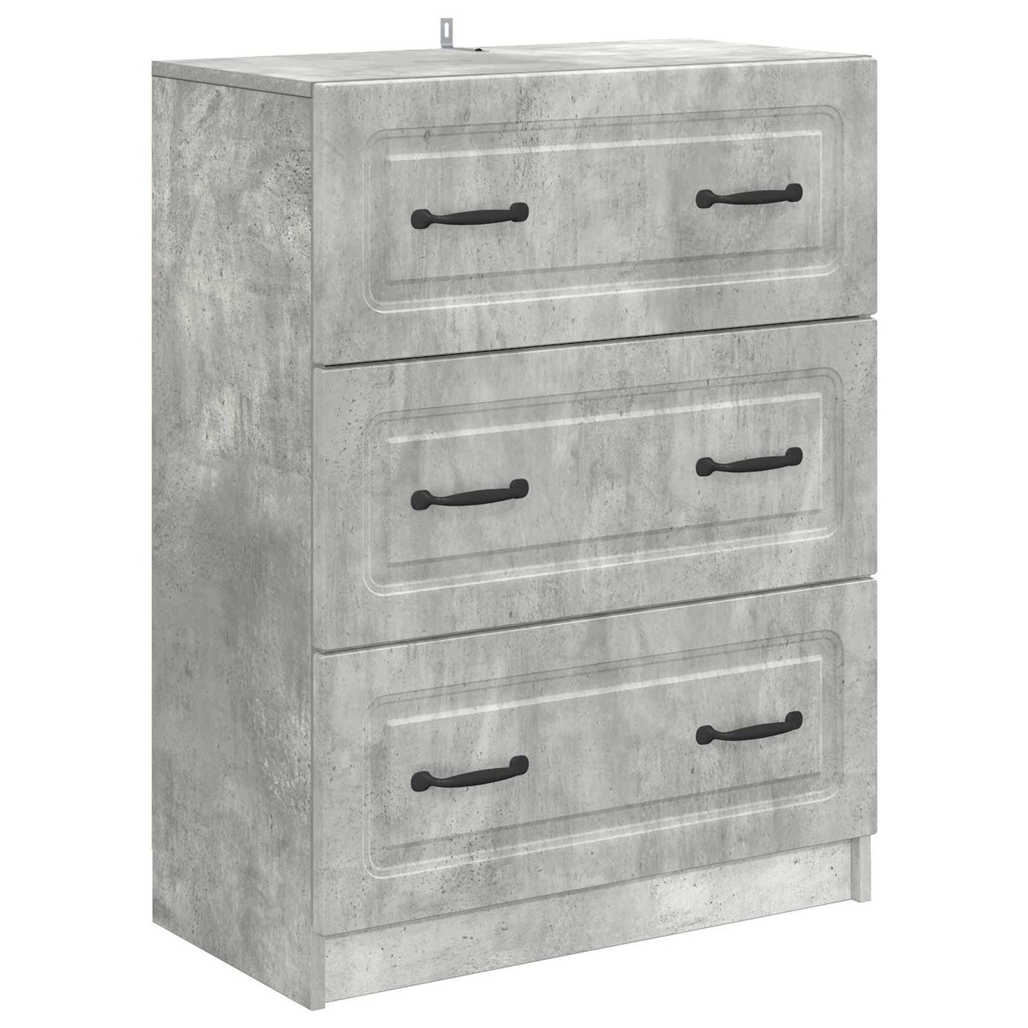 Ladenkast Betongrijs 66 x 34,5 x 87 cm Bewerkt hout