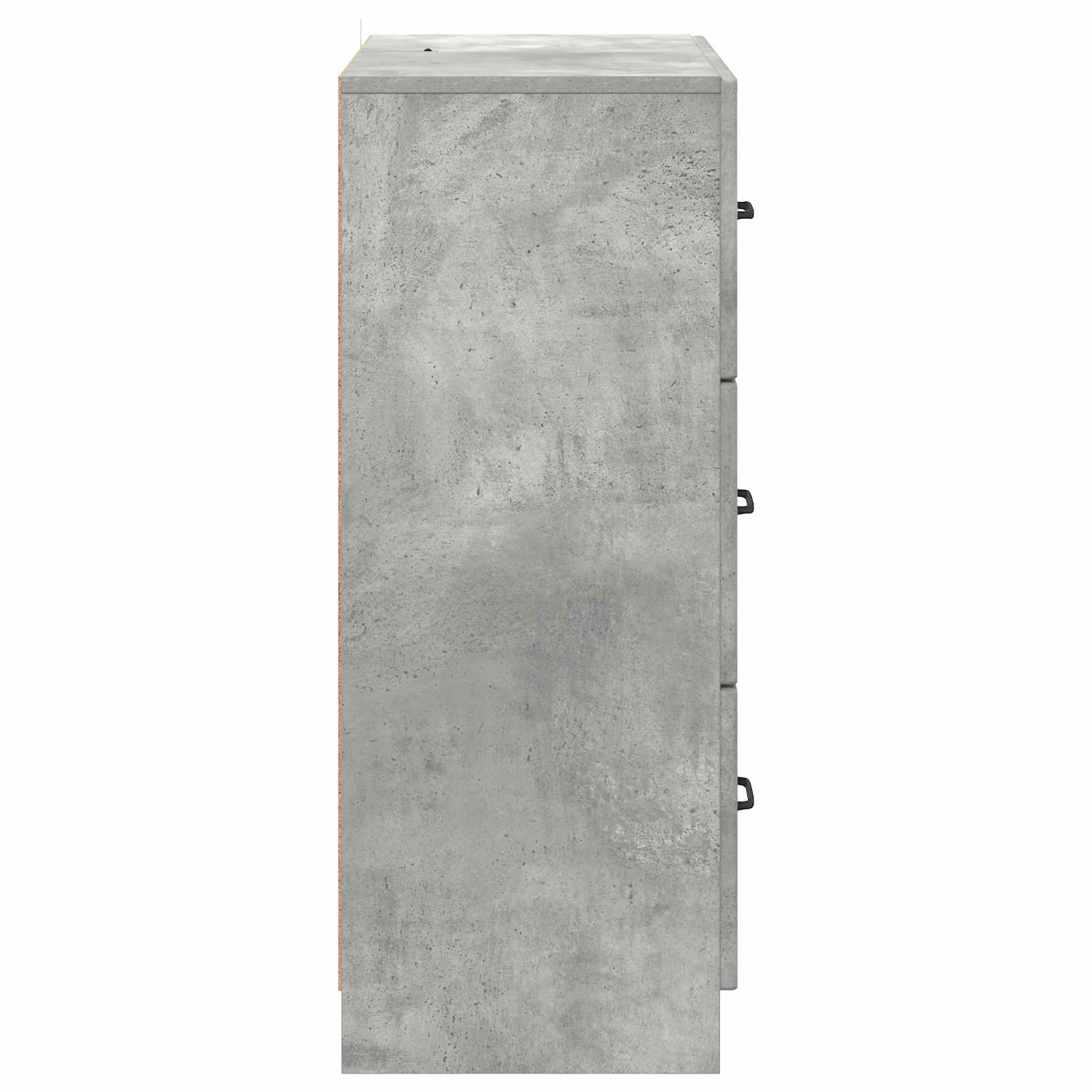 Ladenkast Betongrijs 66 x 34,5 x 87 cm Bewerkt hout