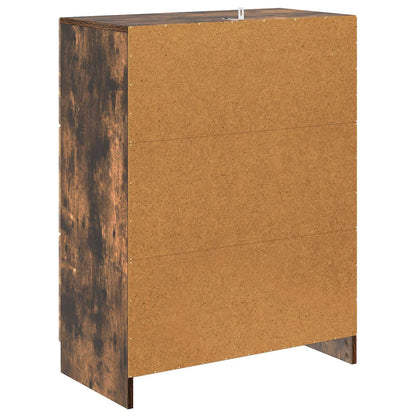 Ladenkast Gerookt eiken 66 x 34,5 x 87 cm Bewerkt hout