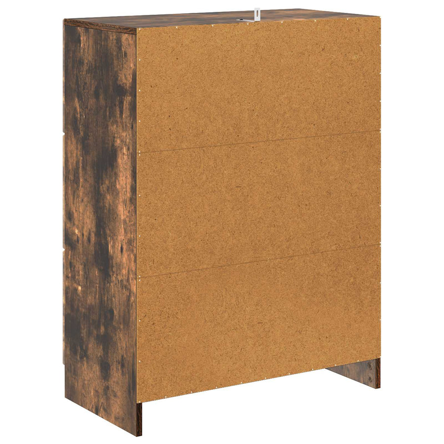 Ladenkast Gerookt eiken 66 x 34,5 x 87 cm Bewerkt hout