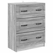 Ladekast 66x34,5x87 cm grijs sonoma bewerkt hout