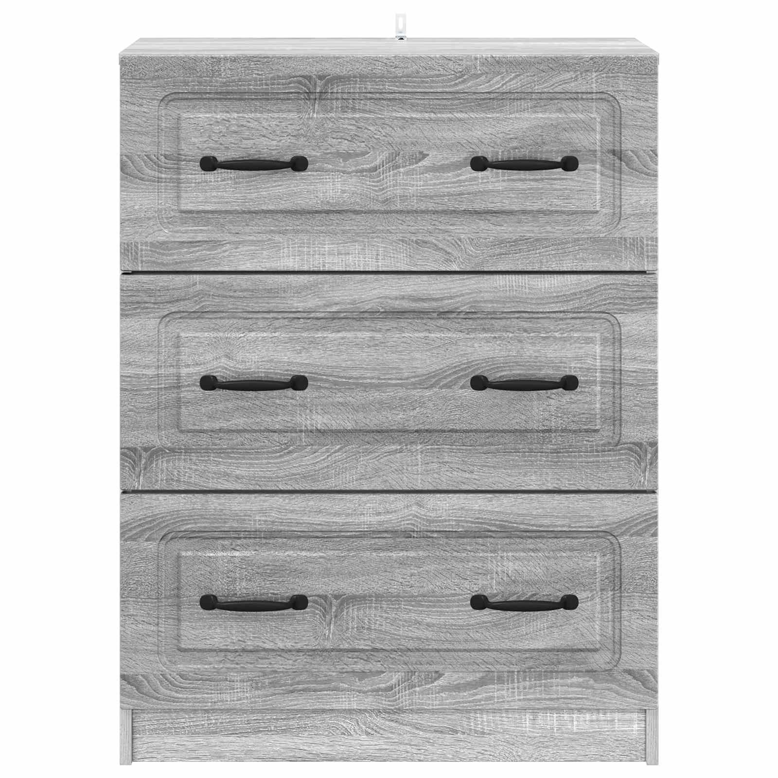 Ladenkast Grijs sonoma 66 x 34,5 x 87 cm Bewerkt hout