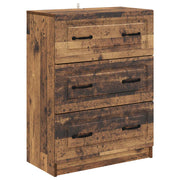 Ladekast 66x34,5x87 cm bewerkt hout oud hout
