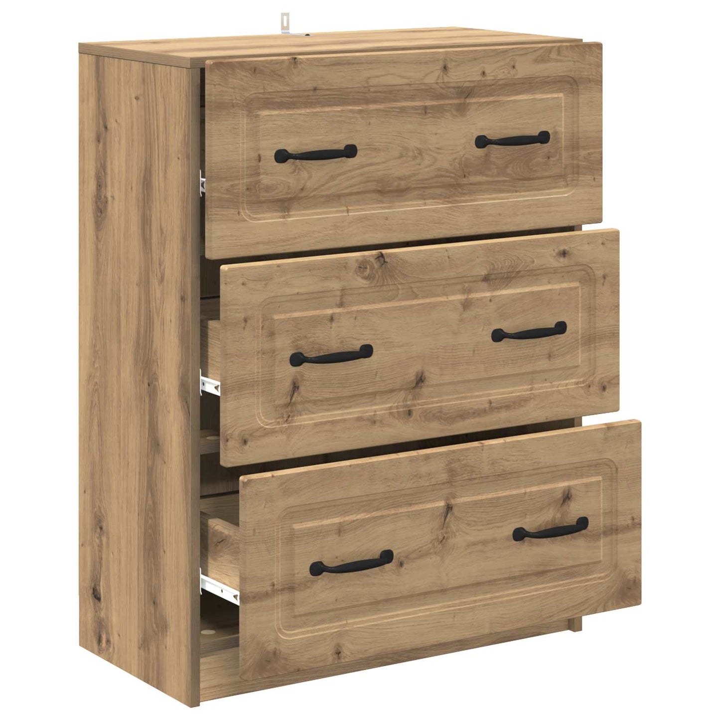 Ladenkast Artisanaal eiken 66 x 34,5 x 87 cm Bewerkt hout