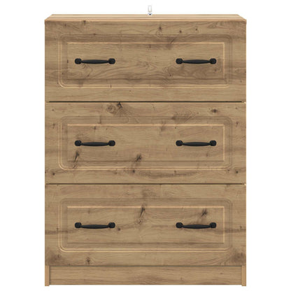 Ladenkast Artisanaal eiken 66 x 34,5 x 87 cm Bewerkt hout