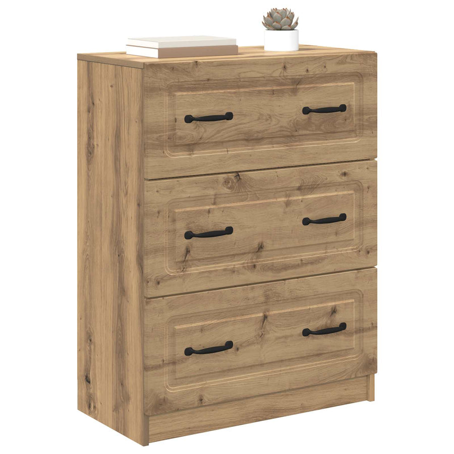 Ladenkast Artisanaal eiken 66 x 34,5 x 87 cm Bewerkt hout