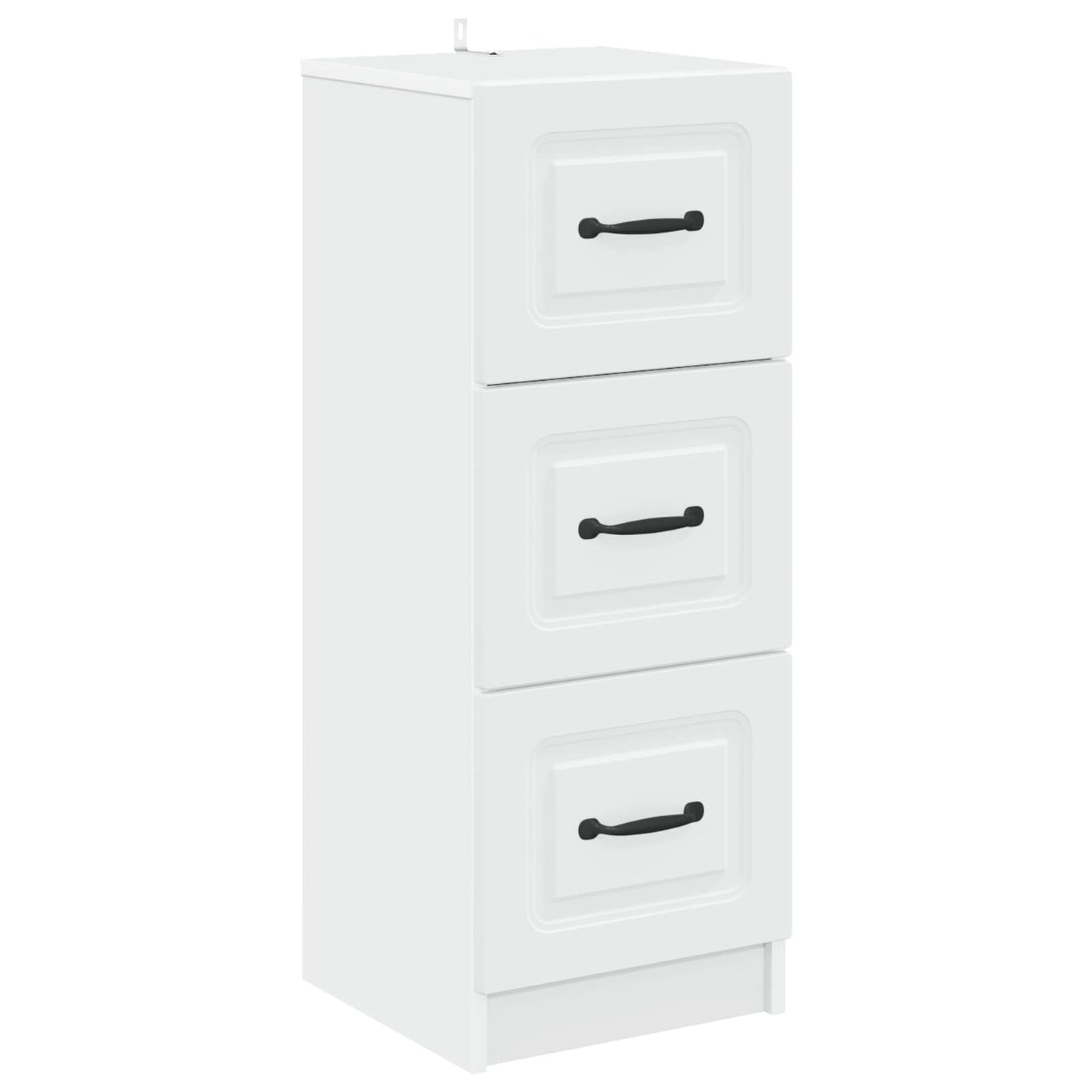 Ladenkast Wit 33 x 34,5 x 87 cm Bewerkt hout