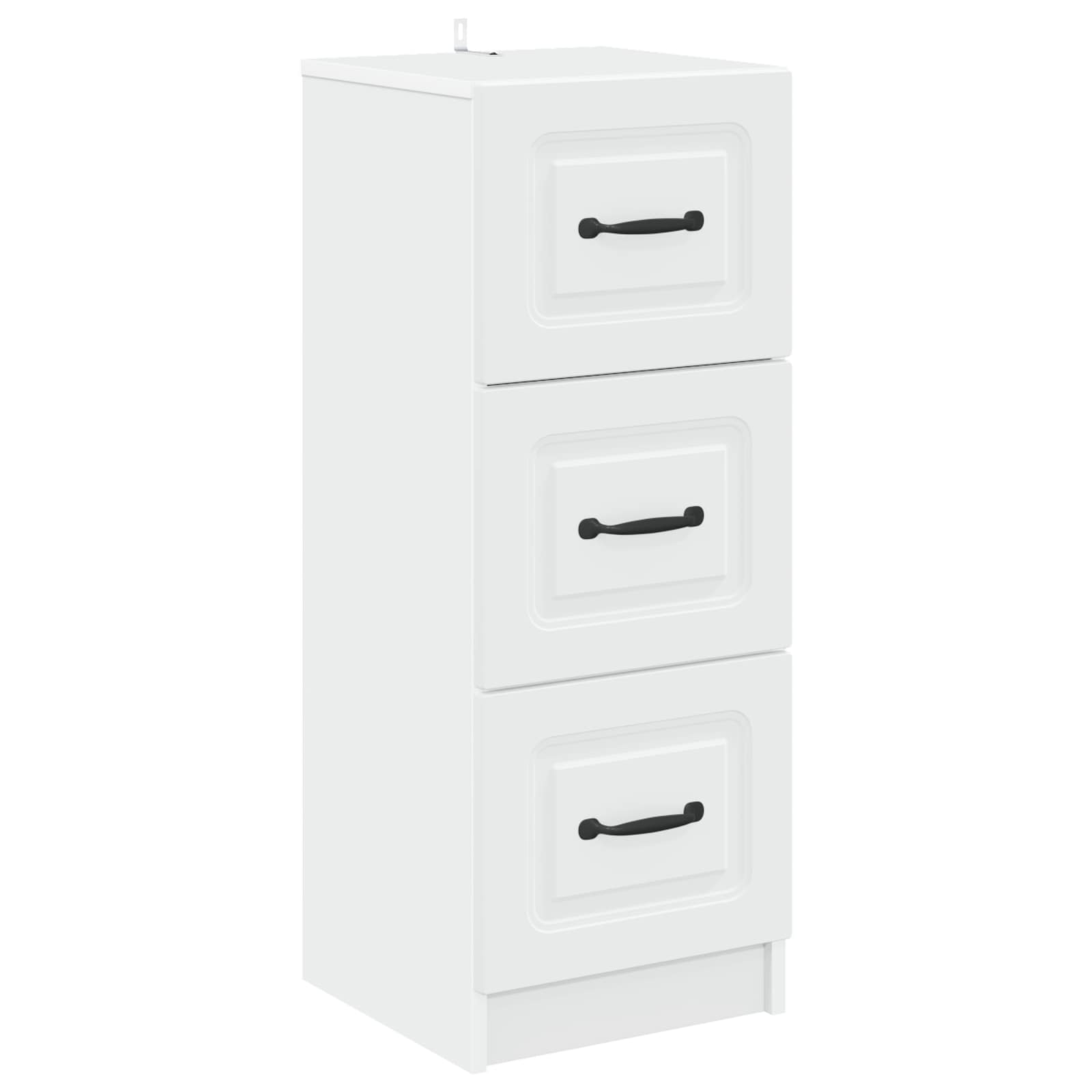Ladenkast Wit 33 x 34,5 x 87 cm Bewerkt hout