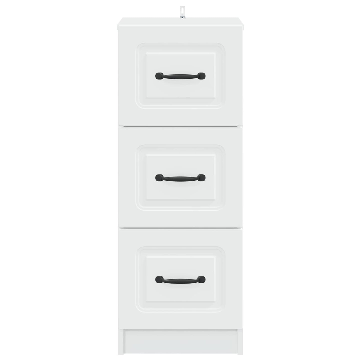 Ladenkast Wit 33 x 34,5 x 87 cm Bewerkt hout
