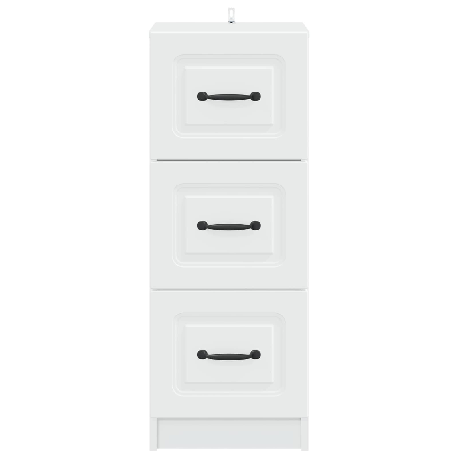 Ladenkast Wit 33 x 34,5 x 87 cm Bewerkt hout