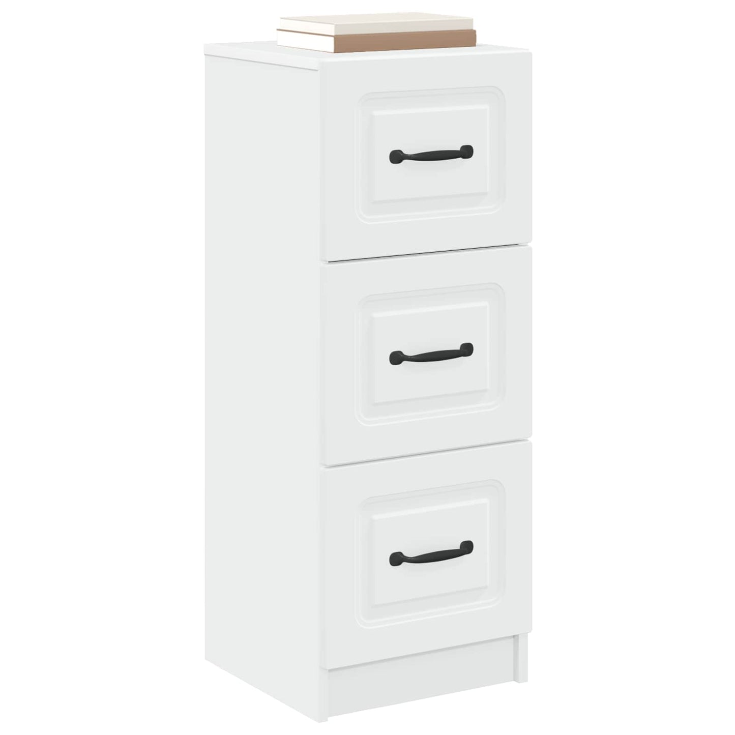 Ladenkast Wit 33 x 34,5 x 87 cm Bewerkt hout