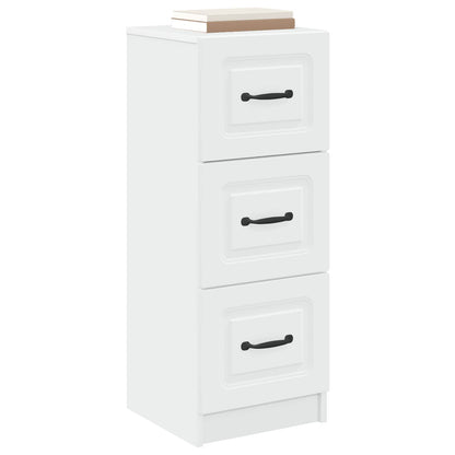 Ladenkast Wit 33 x 34,5 x 87 cm Bewerkt hout