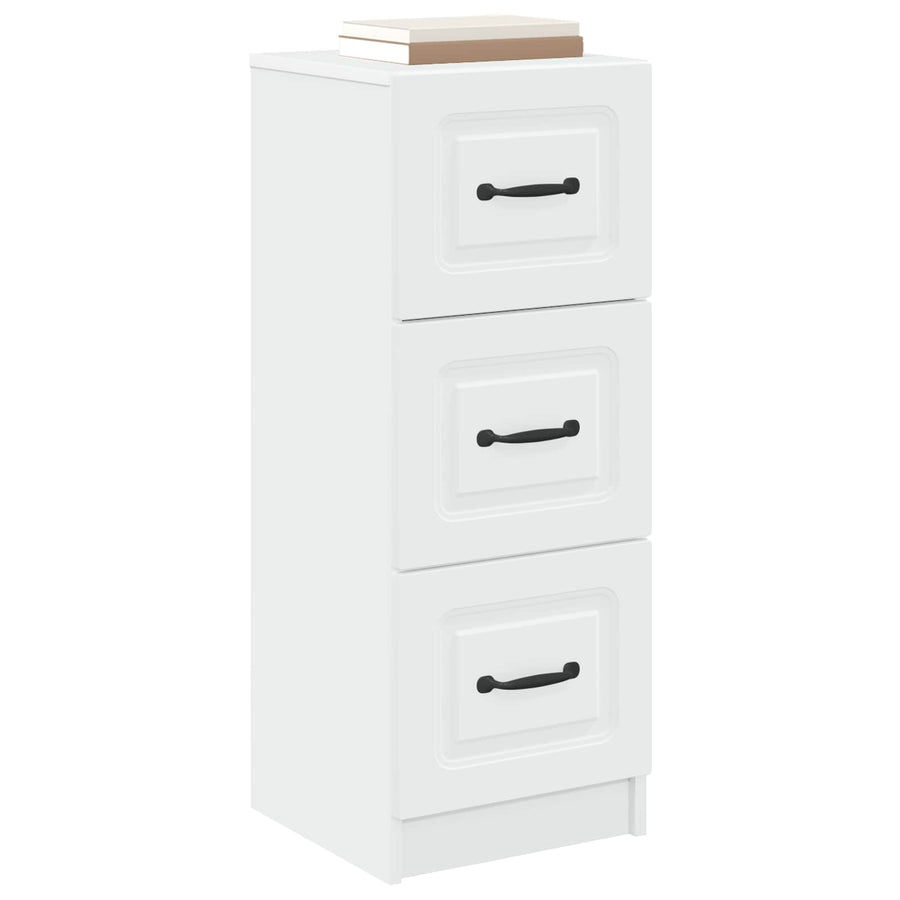 Ladenkast Wit 33 x 34,5 x 87 cm Bewerkt hout