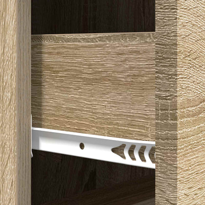 Ladenkast Sonoma Eiken 33 x 34,5 x 87 cm Bewerkt hout
