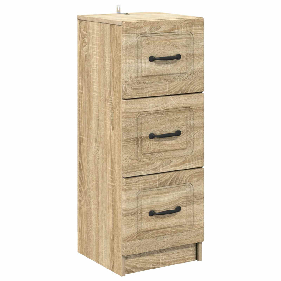 Ladenkast Sonoma Eiken 33 x 34,5 x 87 cm Bewerkt hout