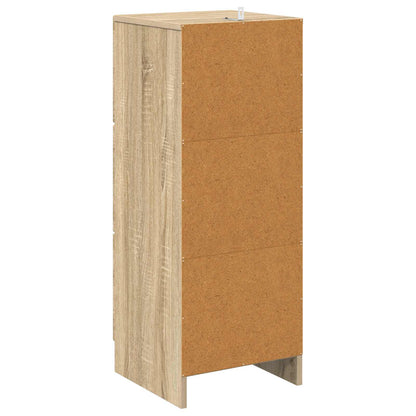 Ladenkast Sonoma Eiken 33 x 34,5 x 87 cm Bewerkt hout