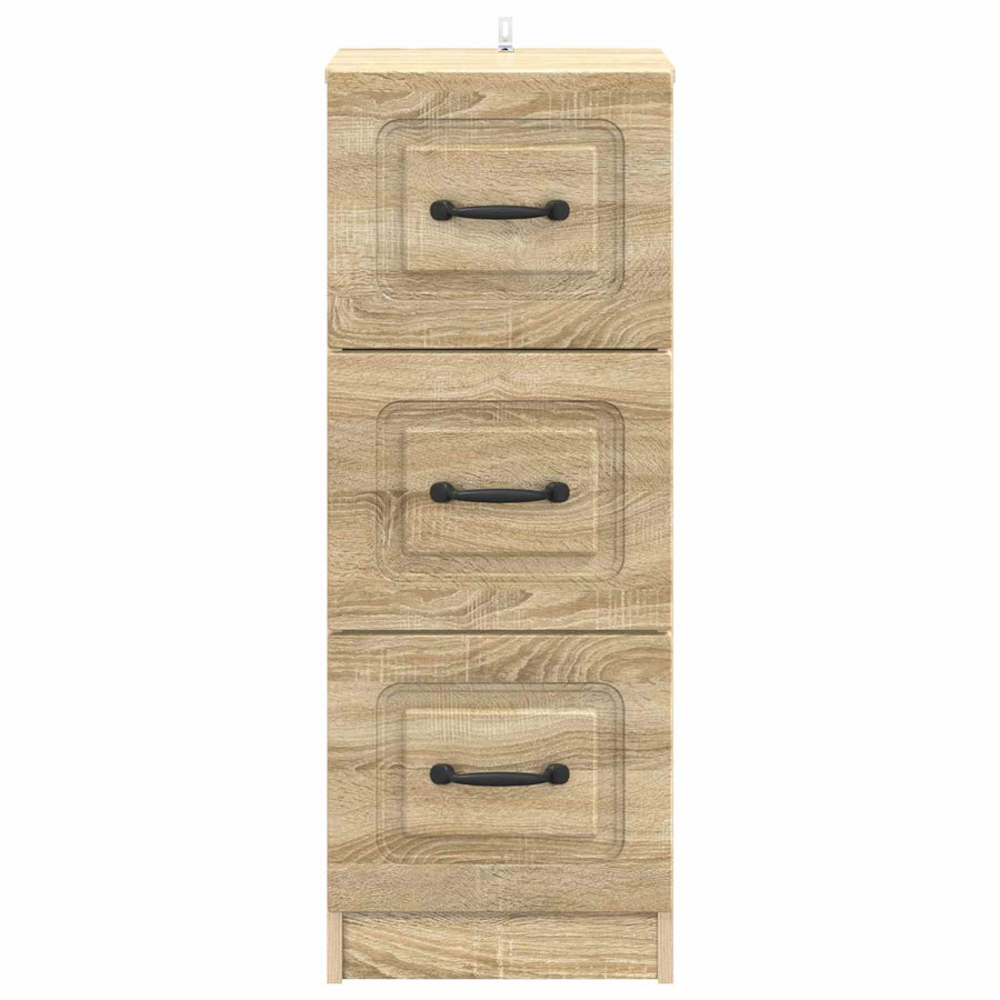 Ladenkast Sonoma Eiken 33 x 34,5 x 87 cm Bewerkt hout