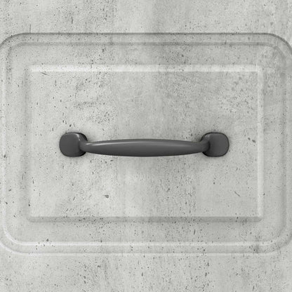 Ladenkast Betongrijs 33 x 34,5 x 87 cm Bewerkt hout