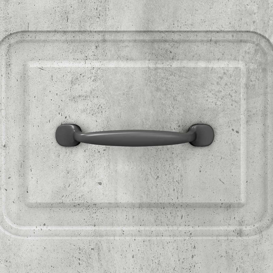 Ladenkast Betongrijs 33 x 34,5 x 87 cm Bewerkt hout
