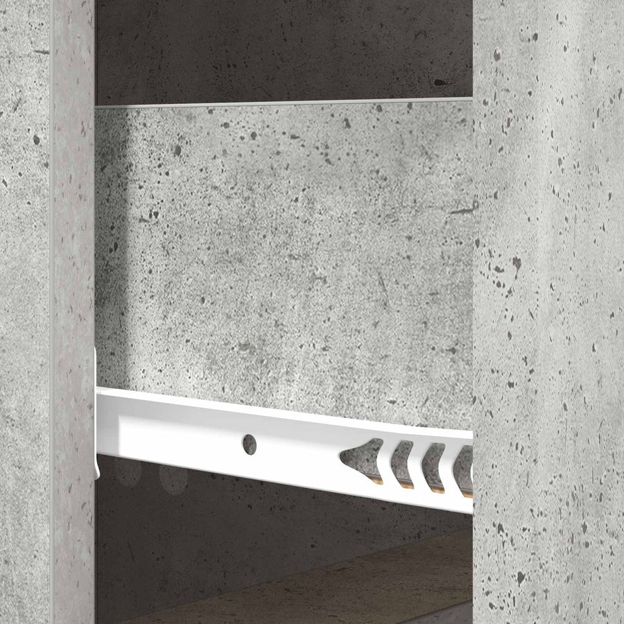 Ladenkast Betongrijs 33 x 34,5 x 87 cm Bewerkt hout
