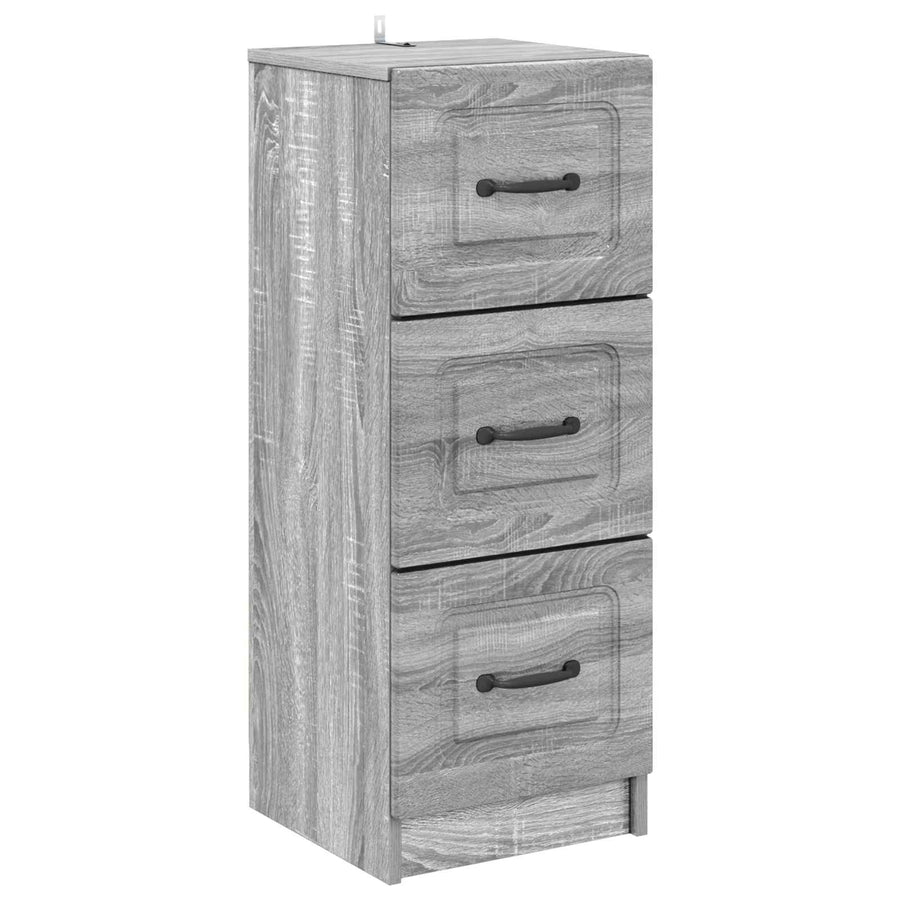 Ladenkast Grijs sonoma 33 x 34,5 x 87 cm Bewerkt hout