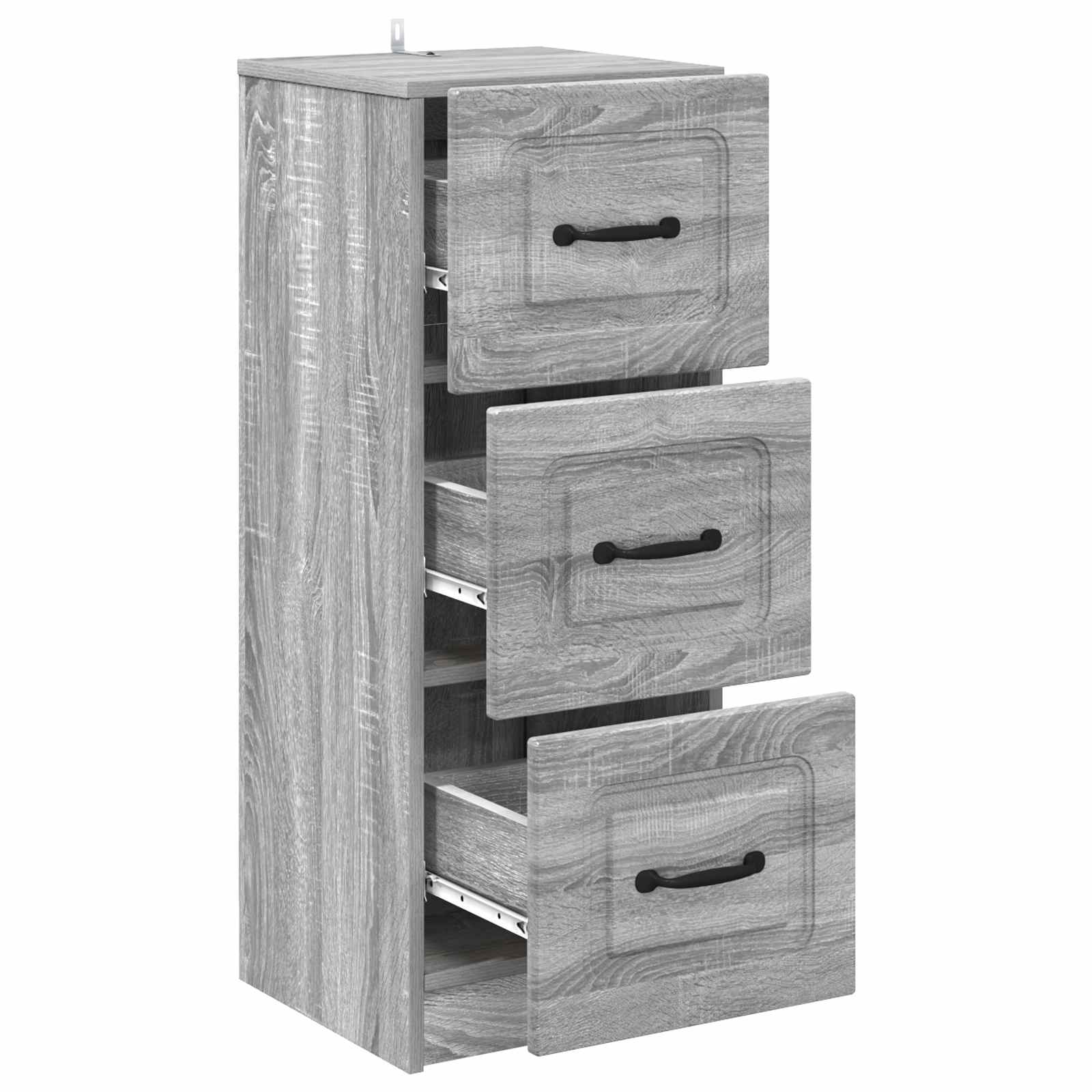 Ladenkast Grijs sonoma 33 x 34,5 x 87 cm Bewerkt hout