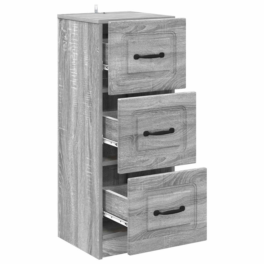 Ladenkast Grijs sonoma 33 x 34,5 x 87 cm Bewerkt hout