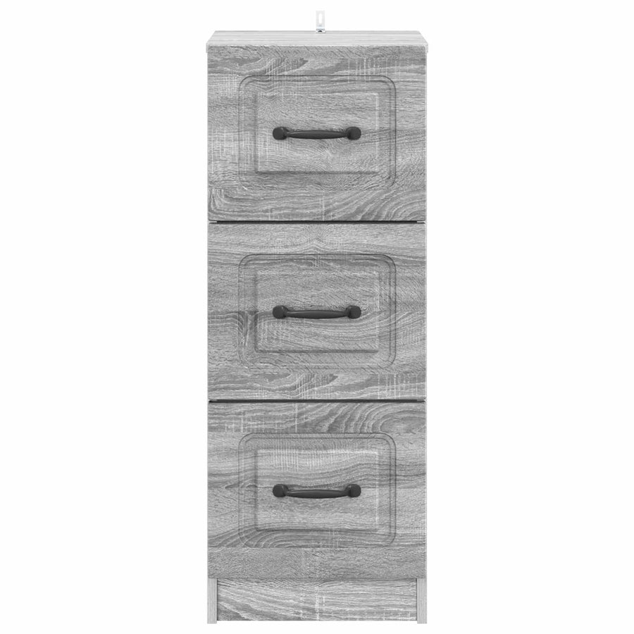 Ladenkast Grijs sonoma 33 x 34,5 x 87 cm Bewerkt hout