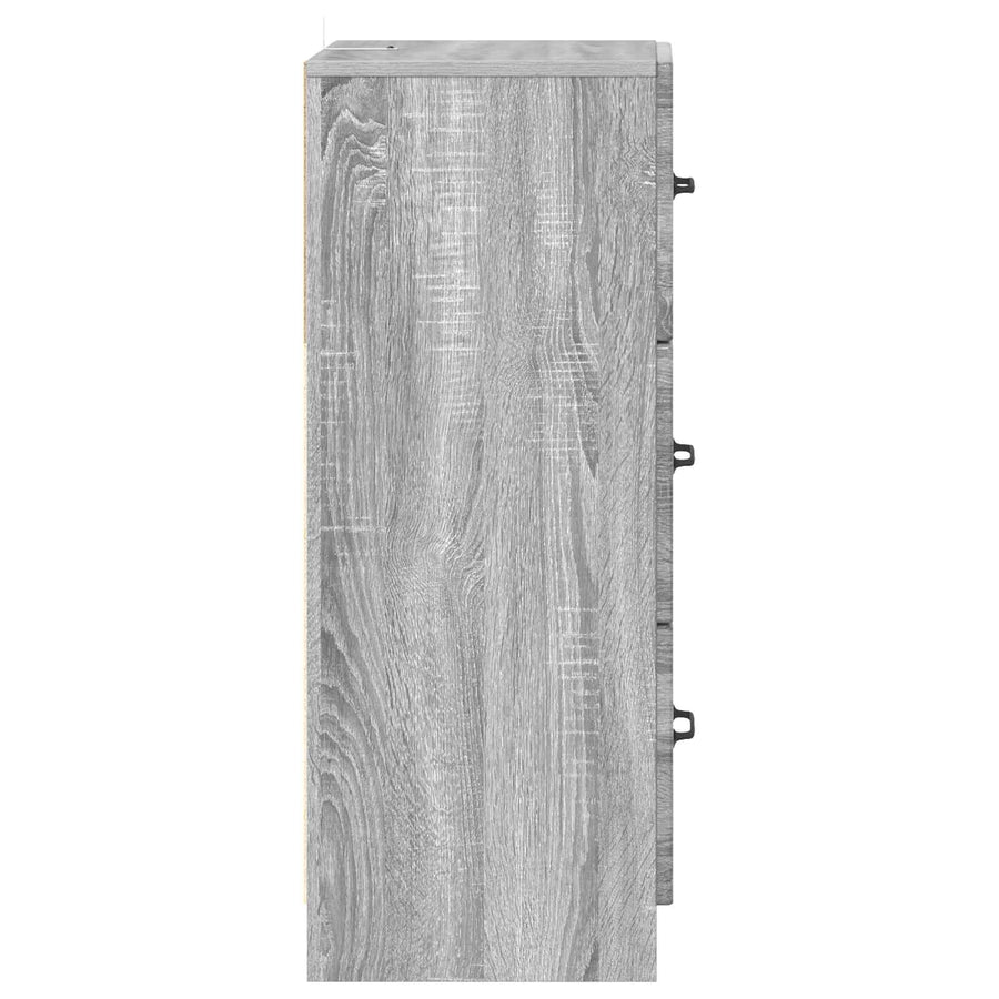 Ladenkast Grijs sonoma 33 x 34,5 x 87 cm Bewerkt hout
