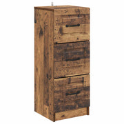 Ladekast 33x34,5x87 cm bewerkt hout