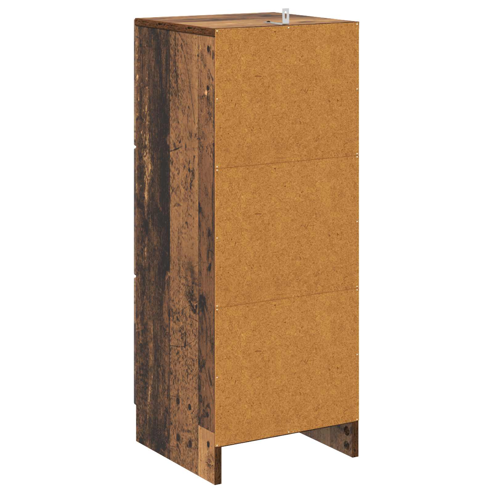 Ladenkast Oud hout 33 x 34,5 x 87 cm Bewerkt hout