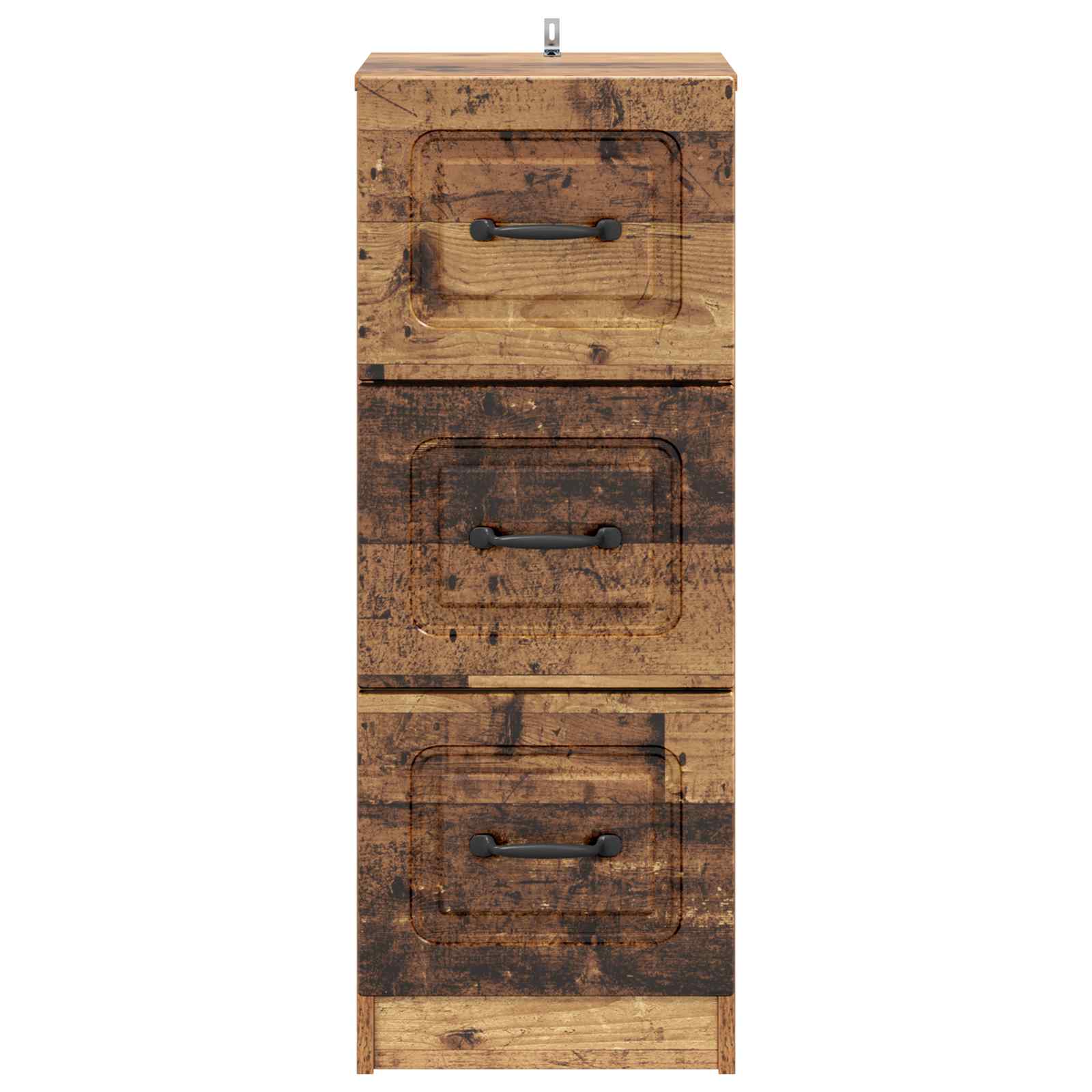 Ladenkast Oud hout 33 x 34,5 x 87 cm Bewerkt hout