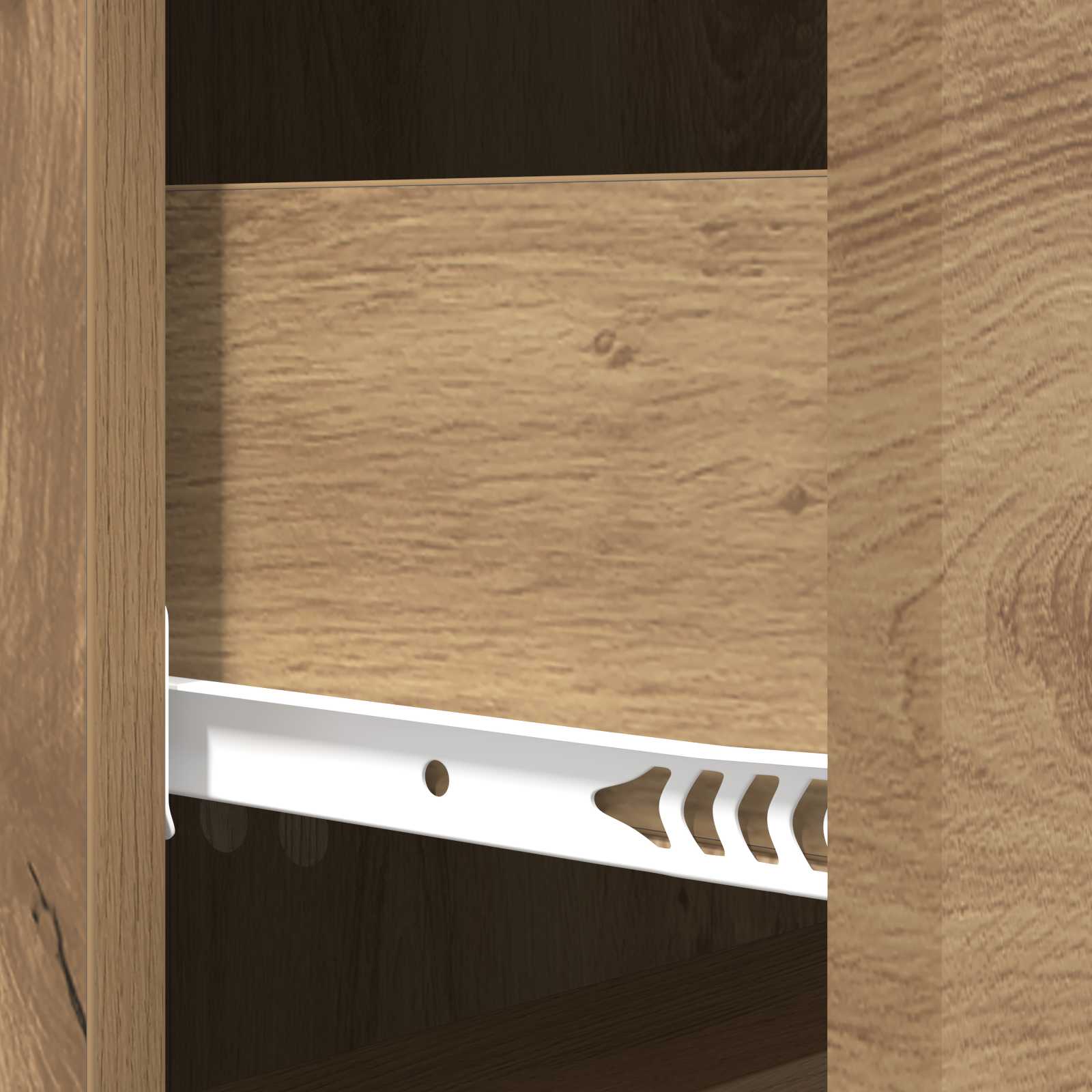 Ladenkast Artisanaal eiken 33 x 34,5 x 87 cm Bewerkt hout