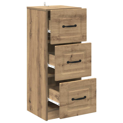 Ladenkast Artisanaal eiken 33 x 34,5 x 87 cm Bewerkt hout