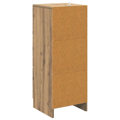 Ladenkast Artisanaal eiken 33 x 34,5 x 87 cm Bewerkt hout