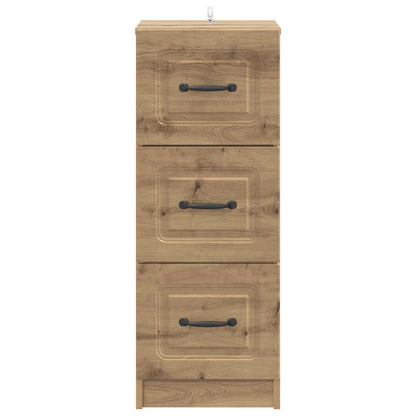 Ladenkast Artisanaal eiken 33 x 34,5 x 87 cm Bewerkt hout