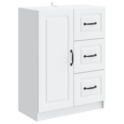 Dressoir met lade Wit 66 x 34,5 x 87 cm Bewerkt hout