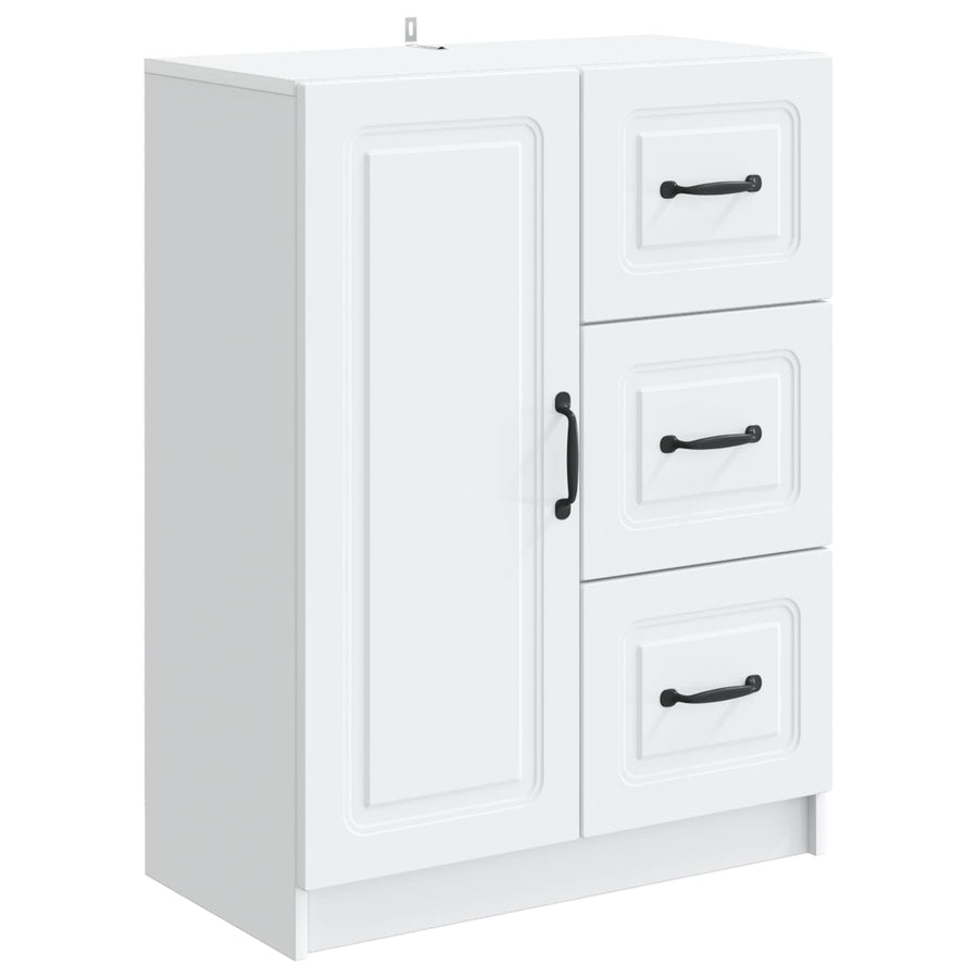 Dressoir met lade Wit 66 x 34,5 x 87 cm Bewerkt hout