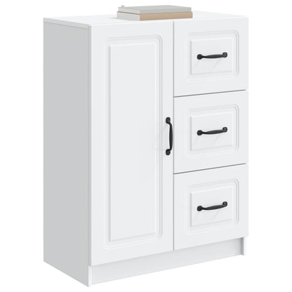 Dressoir met lade Wit 66 x 34,5 x 87 cm Bewerkt hout