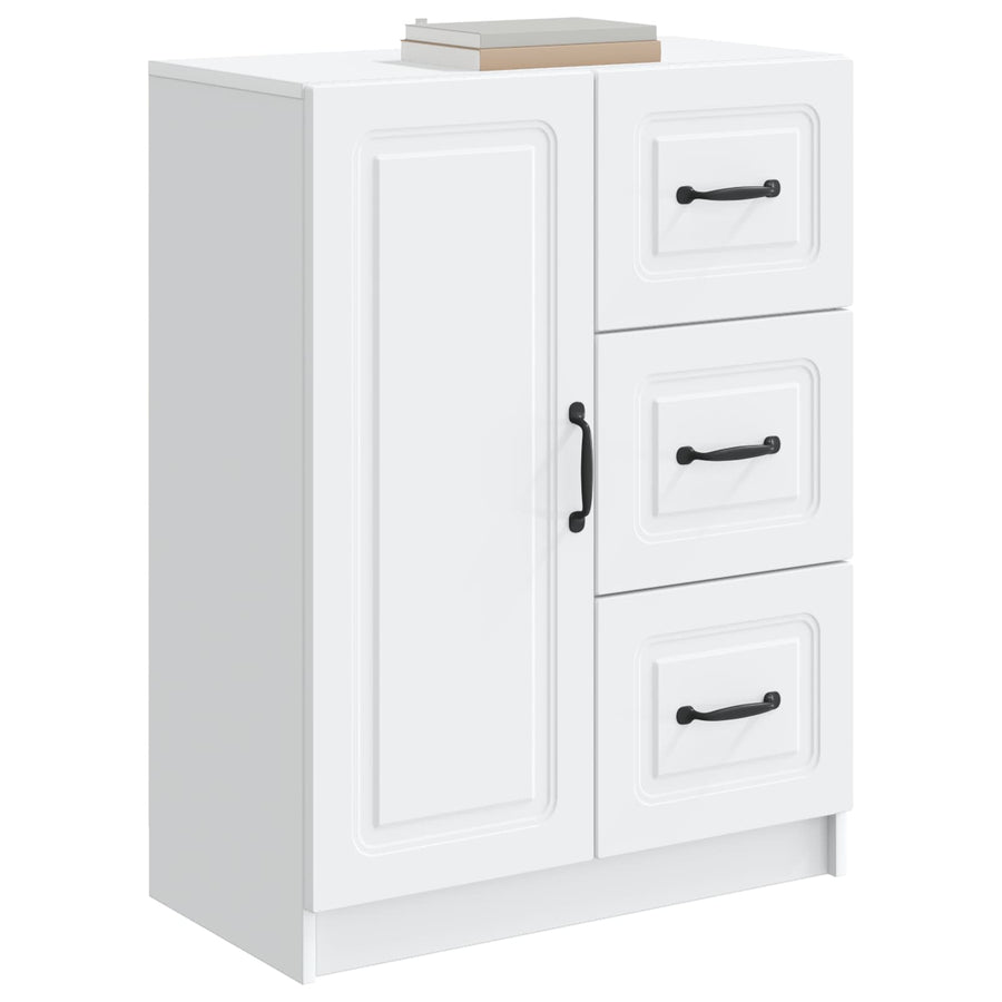 Dressoir met lade Wit 66 x 34,5 x 87 cm Bewerkt hout