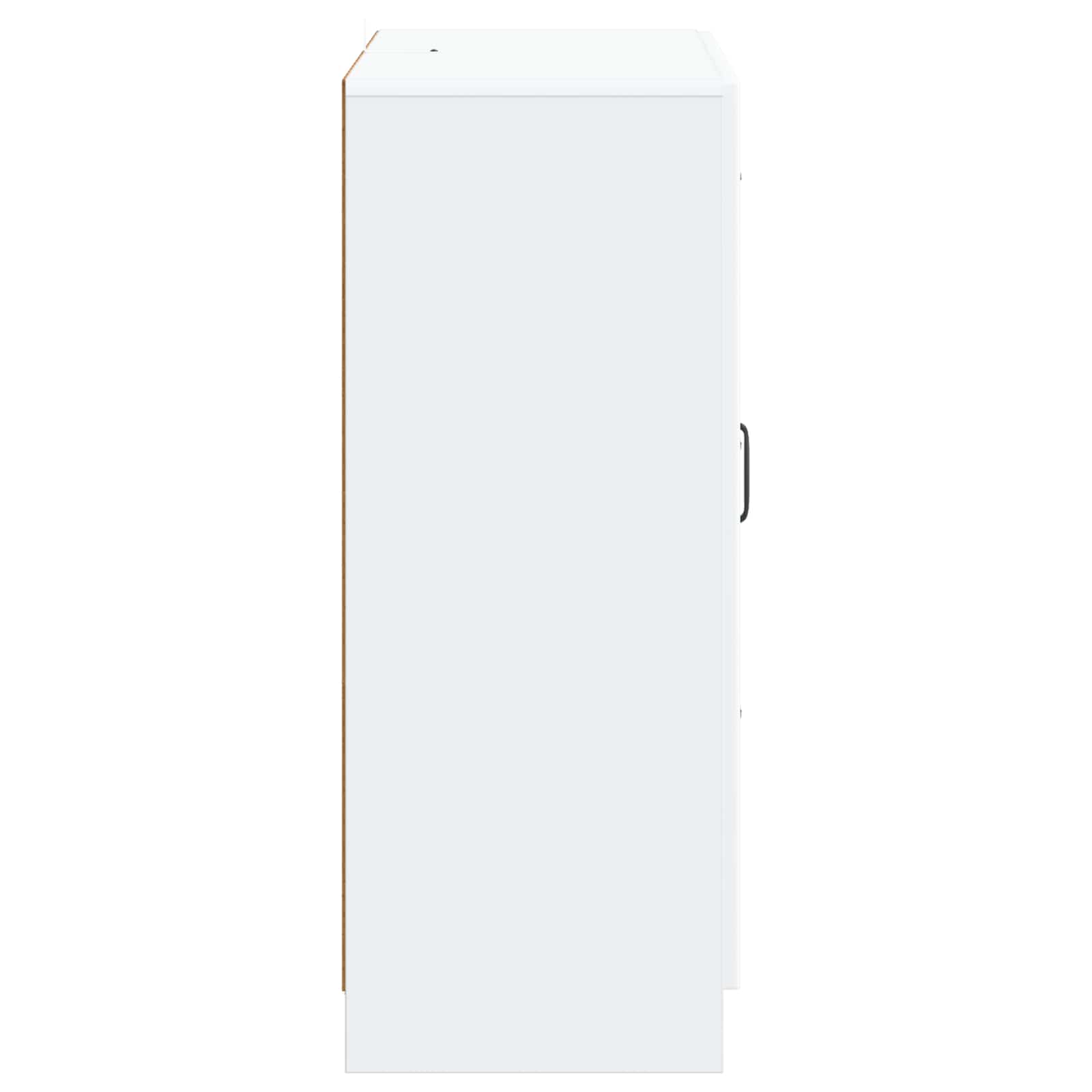 Dressoir met lade Wit 66 x 34,5 x 87 cm Bewerkt hout
